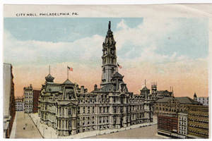 City Hall, Philadelphia PA / The New Bridge between Philadelphia and Camden, N.J.